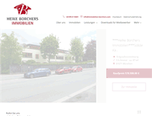Tablet Screenshot of immobilien-borchers.com